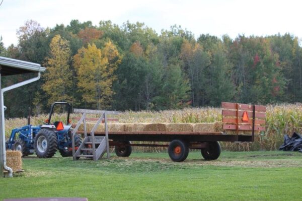 Haunted Hayride at Wheatfield Pumpkin Farm