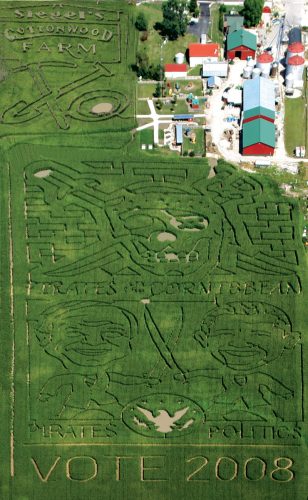 Fly The W Corn Maze