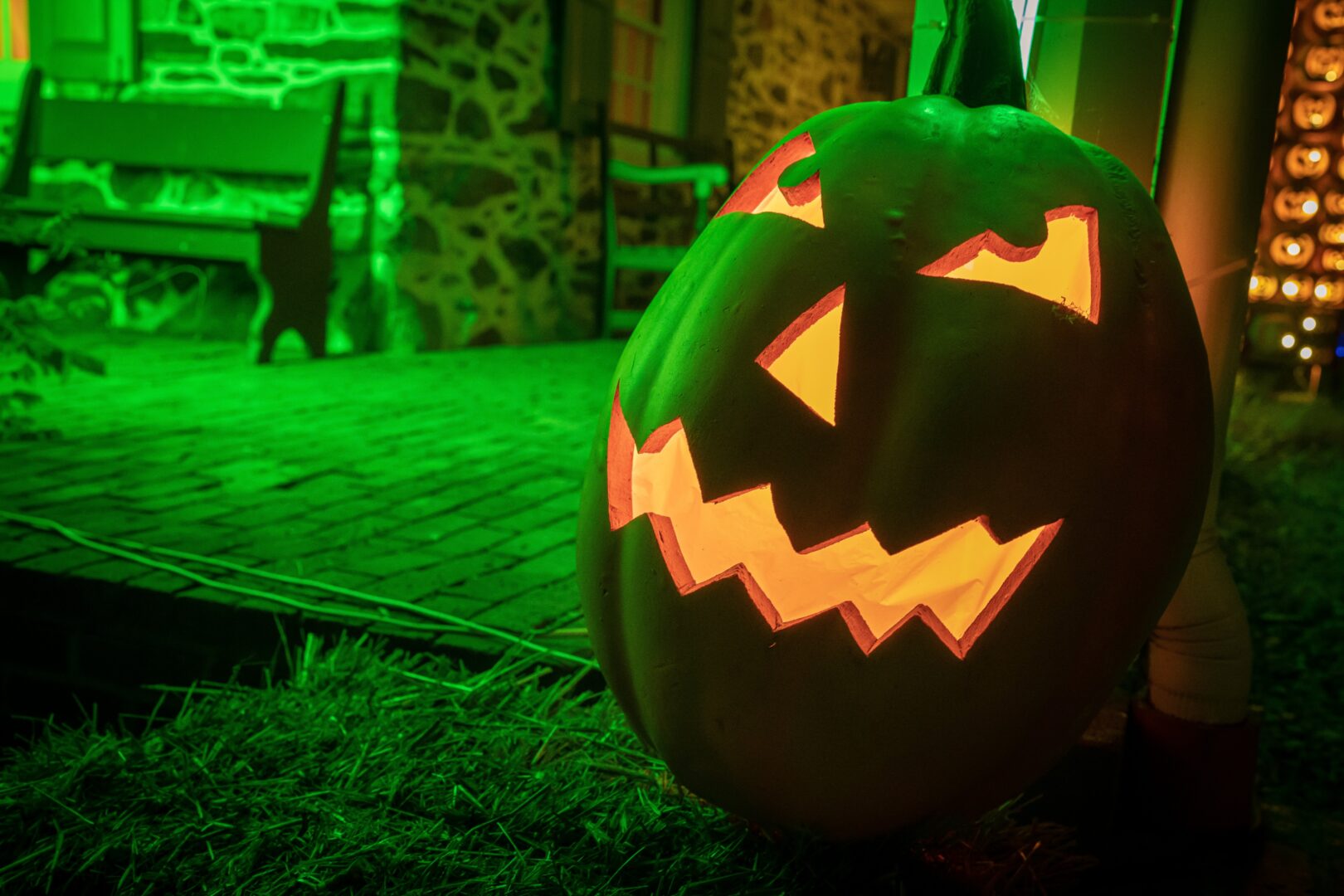 Green pumpkins