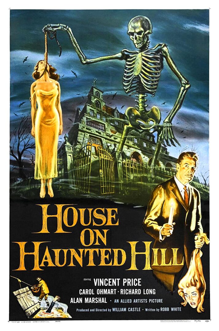 Vincent Price's Most Memorable Horror Roles 5 house on haunted hill vincent price