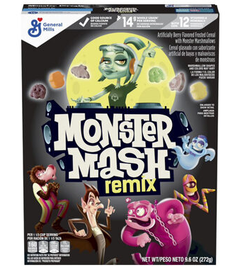 Monster Mash Remix with Carmella Creeper cereal