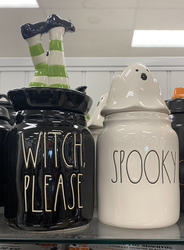 Rae Dunn Halloween Storage Canisters